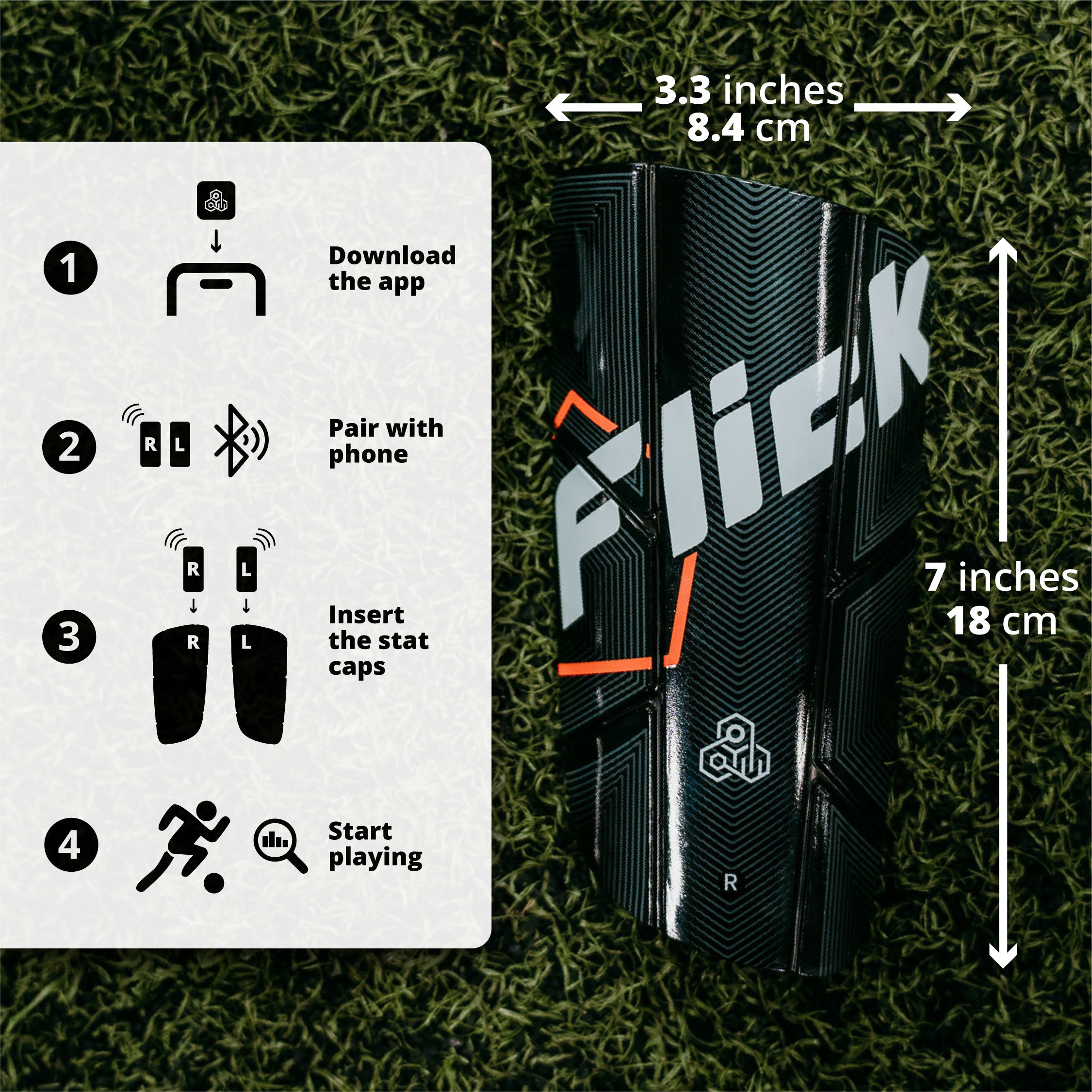 Smart Soccer Tracker With Shin Guards
